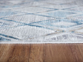 Dynamic Rugs Mosaic 1666-115 Cream/Grey/Blue Area Rug Dynamic Rugs Mosaic 1666-115 Cream/Grey/Blue Area Rug