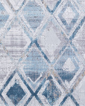 Dynamic Rugs Mosaic 1666-115 Cream/Grey/Blue Area Rug Corner Dynamic Rugs Mosaic 1666-115 Cream/Grey/Blue Area Rug Corner