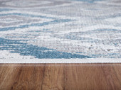 Dynamic Rugs Mosaic 1669-115 Cream/Grey/Blue Area Rug Dynamic Rugs Mosaic 1669-115 Cream/Grey/Blue Area Rug