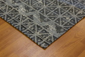 Dynamic Rugs Oracle 2142-905 Grey/Blue Area Rug Corner Dynamic Rugs Oracle 2142-905 Grey/Blue Area Rug Corner