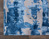 Nourison Prismatic PRS10 Blue/Grey Area Rug Corner Nourison Prismatic PRS10 Blue/Grey Area Rug Corner