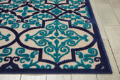 Nourison Aloha ALH14 Navy Area Rug Detail Nourison Aloha ALH14 Navy Area Rug Detail