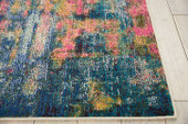 Nourison Celestial CES09 Blue/Yellow Area Rug Detail Nourison Celestial CES09 Blue/Yellow Area Rug Detail