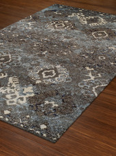 Dalyn Gala GA10 Steel Area Rug on Floor