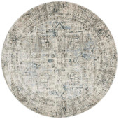 Loloi Anastasia AF-20 Blue/Slate Area Rug Round Loloi Anastasia AF-20 Blue/Slate Area Rug Round