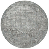 Loloi Anastasia AF-22 Stone/Blue Area Rug Round Loloi Anastasia AF-22 Stone/Blue Area Rug Round