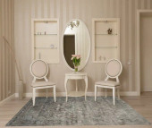 Loloi Anastasia AF-22 Stone/Blue Area Rug Room Scene Loloi Anastasia AF-22 Stone/Blue Area Rug Room Scene