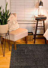 Loloi Kayla Shag KAY-01 Grey Area Rug Room Scene Loloi Kayla Shag KAY-01 Grey Area Rug Room Scene