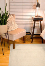 Loloi Kayla Shag KAY-01 Ivory Area Rug Room Scene Loloi Kayla Shag KAY-01 Ivory Area Rug Room Scene