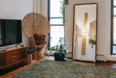Loloi Victoria VK-21 Charcoal/Multi Area Rug Room Scene Loloi Victoria VK-21 Charcoal/Multi Area Rug Room Scene