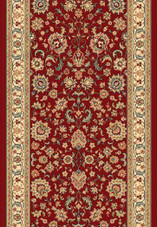 Nubrisa DaVinci Kashan 14 Red 2'2" Wide Hall and Stair Runner