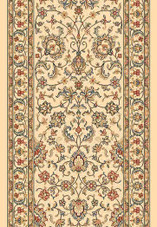 Nubrisa DaVinci Kashan 64 Pearl 2'2" Wide Hall and Stair Runner