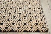 Nourison Deco Mod Black and Beige Rug Nourison Deco Mod Black and Beige Rug