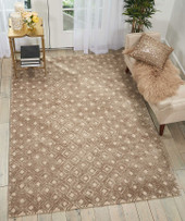 Nourison Deco Mod DEC02 Taupe Area Rug Room Scene Nourison Deco Mod DEC02 Taupe Area Rug Room Scene