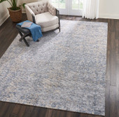 Nourison Ellora ELL04 Graphite Area Rug Room Scene Nourison Ellora ELL04 Graphite Area Rug Room Scene