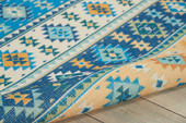 Nourison Madera MAD08 Light Blue Area Rug Texture Nourison Madera MAD08 Light Blue Area Rug Texture