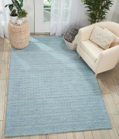 Nourison Marana MNN01 Sky Blue Area Rug Room Scene Nourison Marana MNN01 Sky Blue Area Rug Room Scene