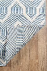 Erin Gates by Momeni Langdon LGD-1 Prince Blue Area Rug Backing