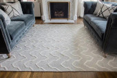 Erin Gates by Momeni Langdon LGD-1 Prince Grey Area Rug Room Scene Erin Gates by Momeni Langdon LGD-1 Prince Grey Area Rug Room Scene