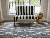 Erin Gates by Momeni River RIV-1 Beacon Black Area Rug Room Scene Erin Gates by Momeni River RIV-1 Beacon Black Area Rug Room Scene