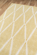 Erin Gates by Momeni River RIV-1 Beacon Citron Area Rug Corner Erin Gates by Momeni River RIV-1 Beacon Citron Area Rug Corner