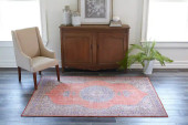 Momeni Afshar AFS-12 Red Area Rug Room Scene Momeni Afshar AFS-12 Red Area Rug Room Scene