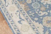 Momeni Anatolia ANA-7 Light Blue Area Rug Close Up Momeni Anatolia ANA-7 Light Blue Area Rug Close Up