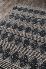 Momeni Andes AND-1 Charcoal Area Rug Corner Momeni Andes AND-1 Charcoal Area Rug Corner