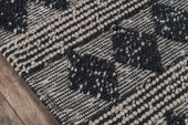 Momeni Andes AND-1 Charcoal Area Rug Close Up Momeni Andes AND-1 Charcoal Area Rug Close Up