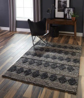 Momeni Andes AND-1 Charcoal Area Rug Room Scene Momeni Andes AND-1 Charcoal Area Rug Room Scene