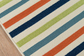 Momeni Baja BAJ-1 Stripe Multi Area Rug Close Up Momeni Baja BAJ-1 Stripe Multi Area Rug Close Up