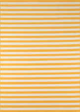 Momeni Baja BAJ-1 Stripe Yellow Area Rug Momeni Baja BAJ-1 Stripe Yellow Area Rug