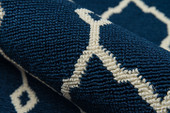 Momeni Baja BAJ-2 Trellis Navy Area Rug Texture Momeni Baja BAJ-2 Trellis Navy Area Rug Texture