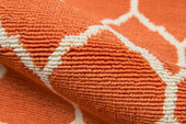 Momeni Baja BAJ-2 Trellis Orange Area Rug Texture Momeni Baja BAJ-2 Trellis Orange Area Rug Texture
