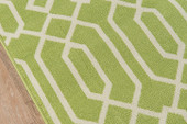 Momeni Baja BAJ-3 Links Green Area Rug Close Up