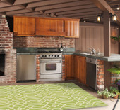 Momeni Baja BAJ-3 Links Green Area Rug Room Scene Momeni Baja BAJ-3 Links Green Area Rug Room Scene