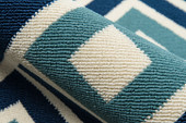 Momeni Baja BAJ-7 Blocks Blue Area Rug Texture Momeni Baja BAJ-7 Blocks Blue Area Rug Texture