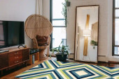 Momeni Baja BAJ-8 Zig-Zag Multi Area Rug Room Scene Momeni Baja BAJ-8 Zig-Zag Multi Area Rug Room Scene