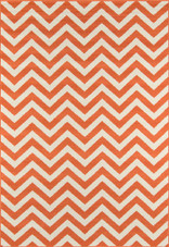 Momeni Baja BAJ-9 Chevron Orange Area Rug Momeni Baja BAJ-9 Chevron Orange Area Rug