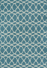 Momeni Baja BAJ-11 Moroccan Tile Blue Area Rug Momeni Baja BAJ-11 Moroccan Tile Blue Area Rug