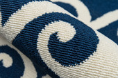 Momeni Baja BAJ-14 Waves Navy Area Rug Texture Momeni Baja BAJ-14 Waves Navy Area Rug Texture
