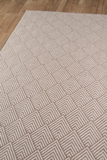 Momeni Como COM-3 Beige Area Rug Corner Momeni Como COM-3 Beige Area Rug Corner