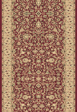 Dynamic Rugs Legacy 58004-300 Red 2'2" Wide Hall and Stair Runner