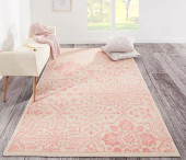 Momeni Cosette COS-1 Pink Area Rug Room Scene Momeni Cosette COS-1 Pink Area Rug Room Scene