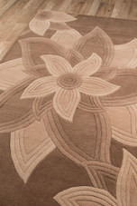 Momeni Delhi DL-40 Mocha Area Rug Corner Momeni Delhi DL-40 Mocha Area Rug Corner