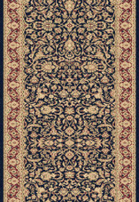 Dynamic Rugs Legacy 58004-530 Navy 2'2" Wide Hall and Stair Runner