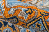 Momeni Ibiza IBI-1 Blue Area Rug Texture Momeni Ibiza IBI-1 Blue Area Rug Texture