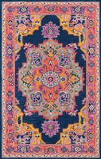 Momeni Ibiza IBI-1 Navy Area Rug Momeni Ibiza IBI-1 Navy Area Rug