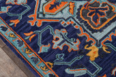 Momeni Ibiza IBI-2 Navy Area Rug Close Up Momeni Ibiza IBI-2 Navy Area Rug Close Up