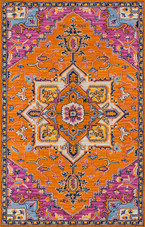 Momeni Ibiza IBI-2 Orange Area Rug Momeni Ibiza IBI-2 Orange Area Rug